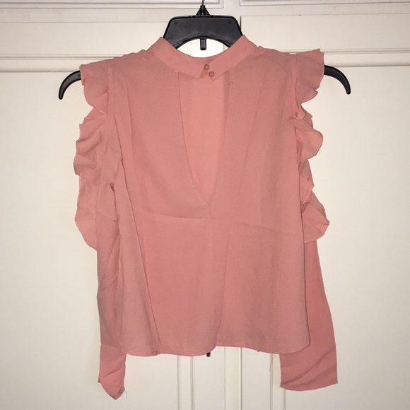 🆕Open/Off Shoulder Ruffle Top - Picture 3 of 5